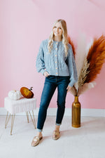 Chambray Chic Cardigan