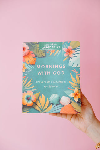 Mornings With God Large Print