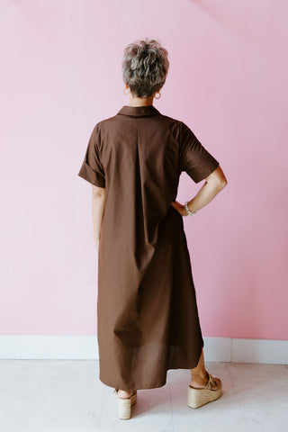 Golden Grace Midi Dress