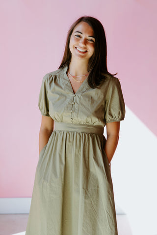 Naturally Chic Midi Dress