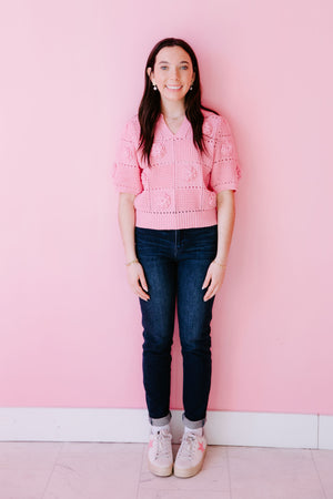 Petals in Pink Top