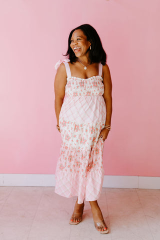 Garden Bloom Midi Dress