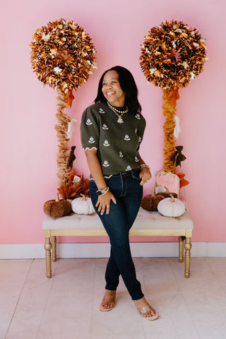 Petals and Blooms Sweater
