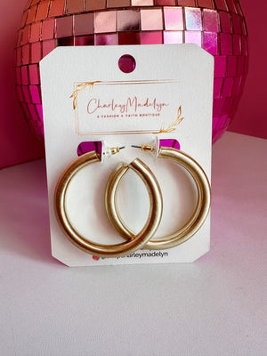 Shelia Hoops Gold