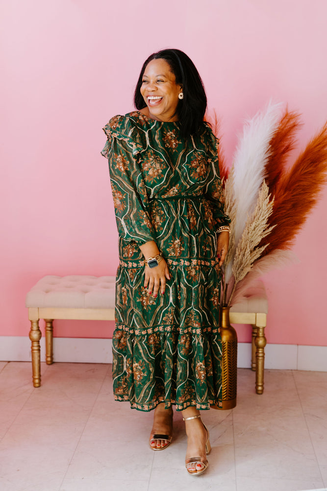 Chic & Cheerful Midi Dress