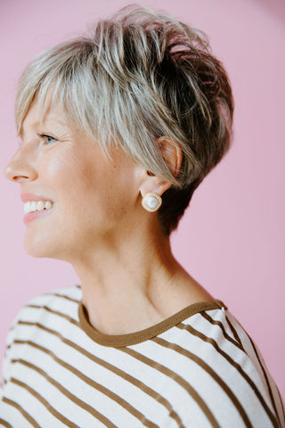 Pearl Stud Earrings