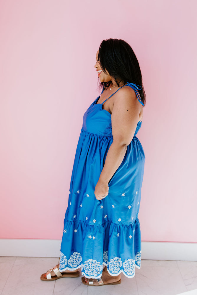 Thinking Of Summer Midi Dress