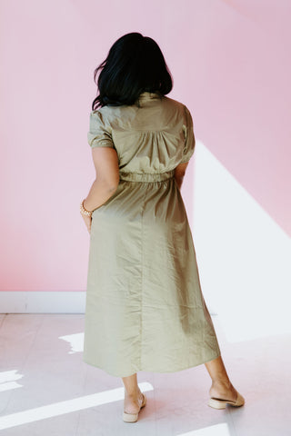 Naturally Chic Midi Dress
