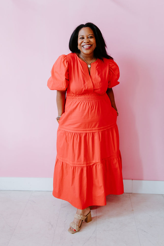 Always Happy Midi Dress