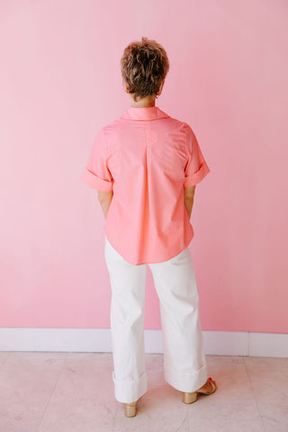 Vintage Coral Top