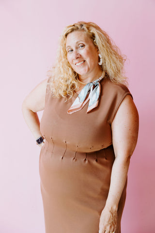 Mocha Chic Midi Dress