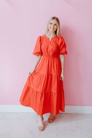 Always Happy Midi Dress