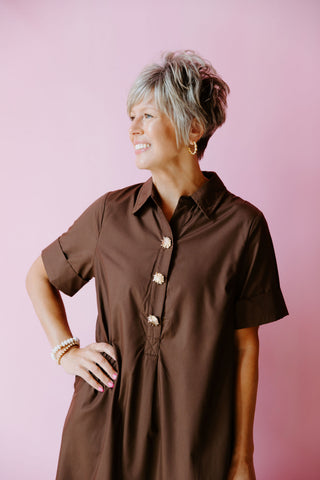 Golden Grace Midi Dress