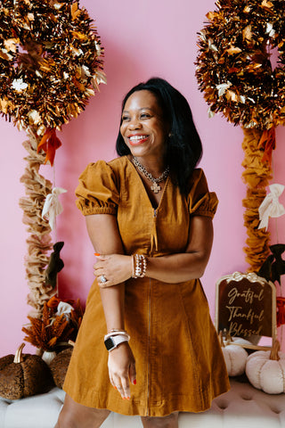 Golden Glaze Dress