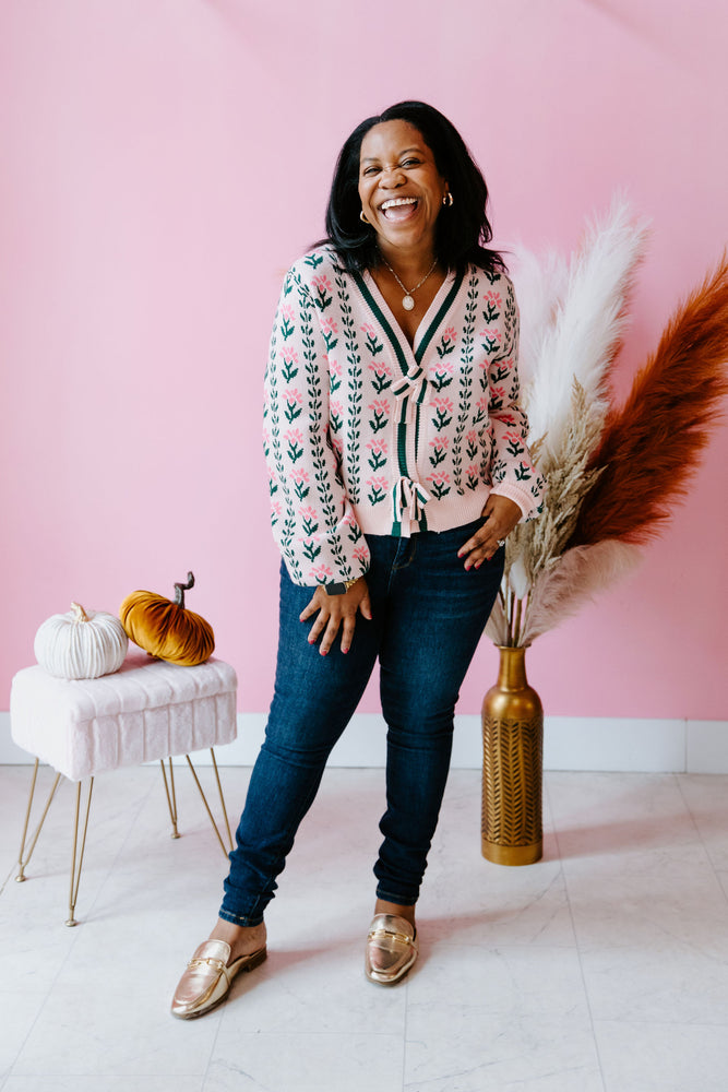Falling into Petals Cardigan