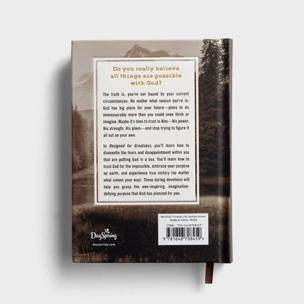 Designed for Greatness: Devotions for Men