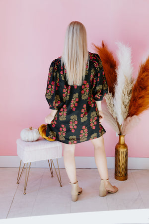 Midnight Rose Dress
