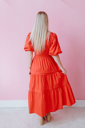 Always Happy Midi Dress