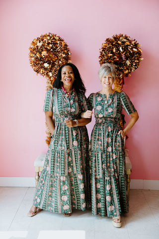 Golden Moments Maxi Dress