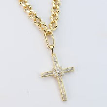 Elegant Cross Gold Necklace