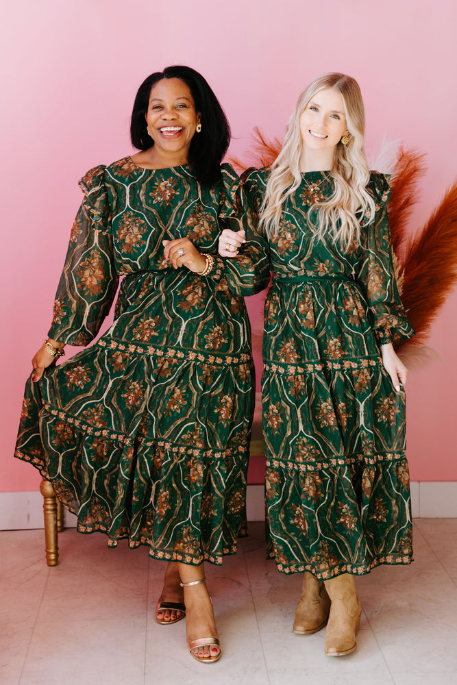 Chic & Cheerful Midi Dress