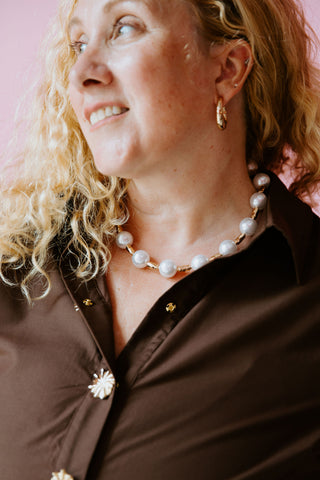 Beaufort Pearl Beaded Necklace