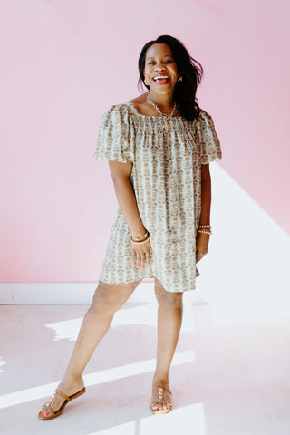 Olive Bloom Dress