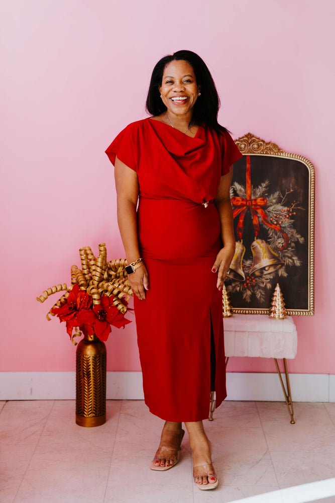 Effortless Beauty Midi Dress