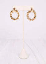 Meredith Twisted Drop Earring