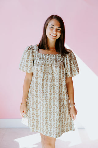Olive Bloom Dress
