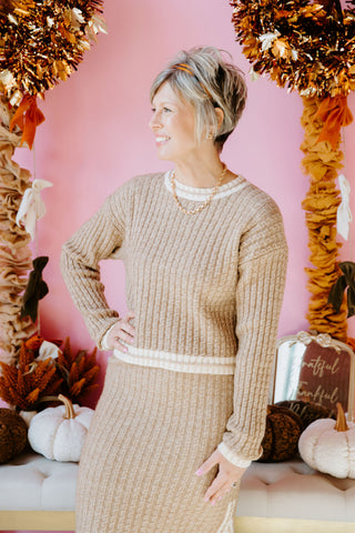 Chic In Mocha Top