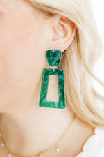 Kennedy Earring - Forest Green