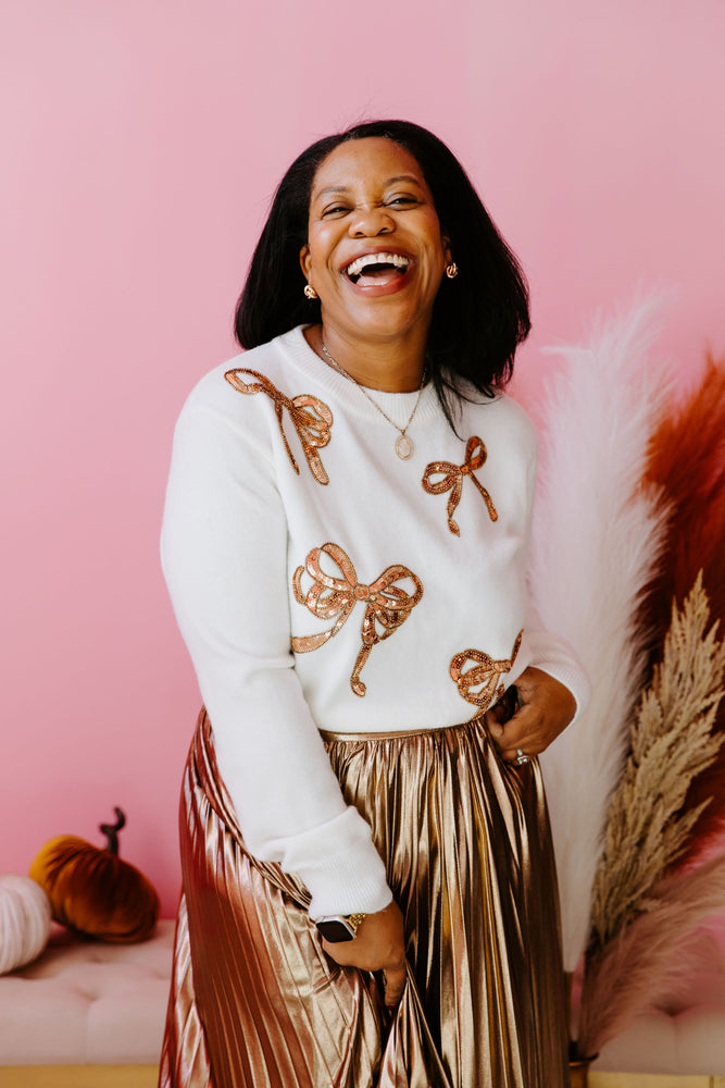 Pretty in Bows Sweater