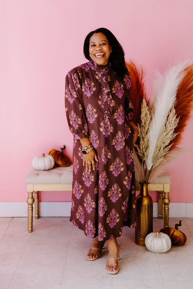 Chic In Bloom Midi Dress