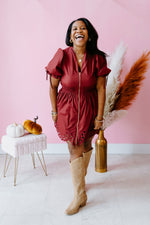 Burgundy Chic Dress