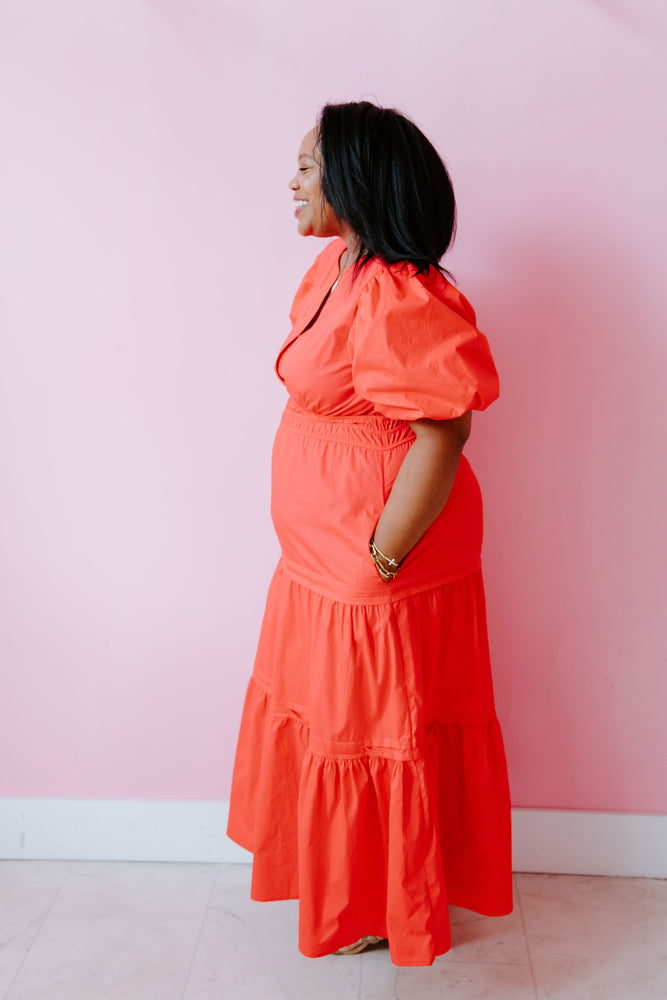 Always Happy Midi Dress