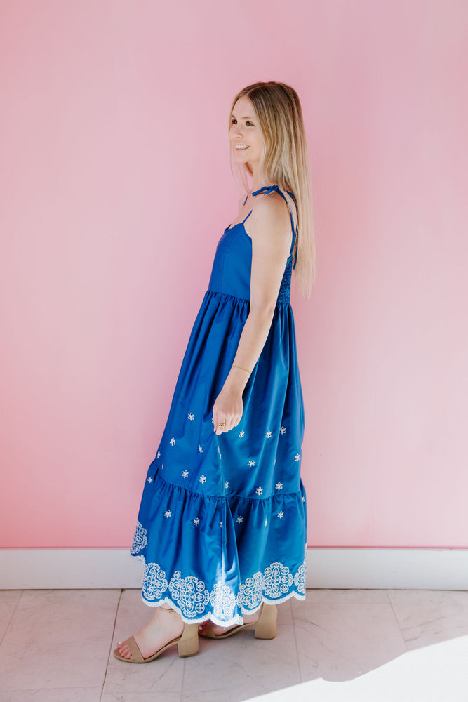 Thinking Of Summer Midi Dress