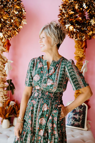 Golden Moments Maxi Dress