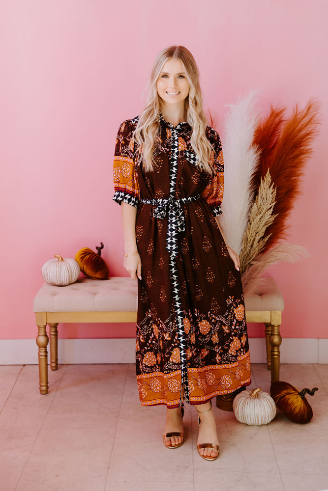 Thinking About You Midi Dress