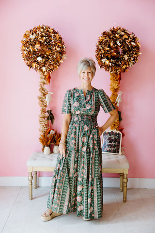 Golden Moments Maxi Dress