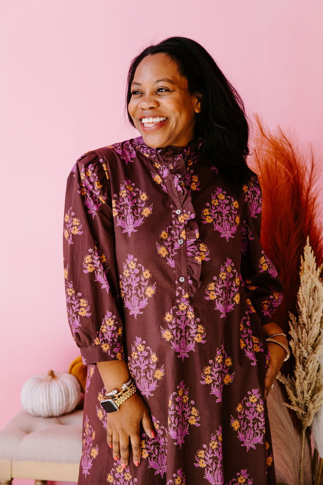 Chic In Bloom Midi Dress