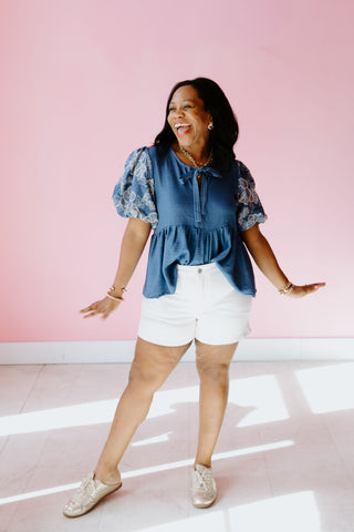 Timeless Denim Top
