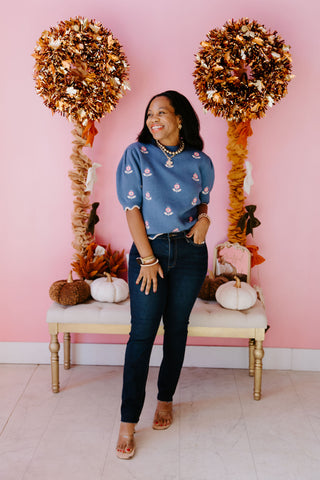 Petals and Blooms Sweater