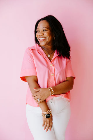 Vintage Coral Top