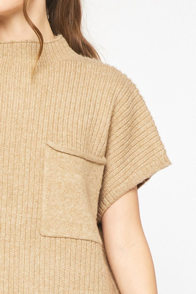Chestnut Charm Sweater Dress