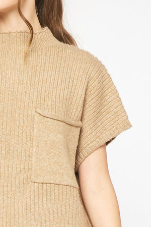 Chestnut Charm Sweater Dress