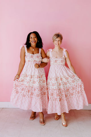 Garden Bloom Midi Dress