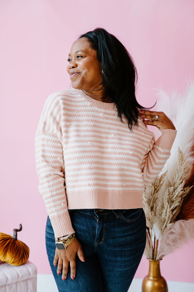 Pearls for Days Sweater