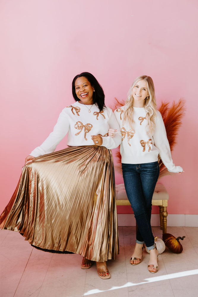 Pretty in Bows Sweater