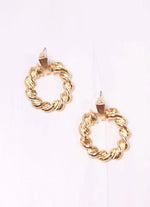 Meredith Twisted Drop Earring